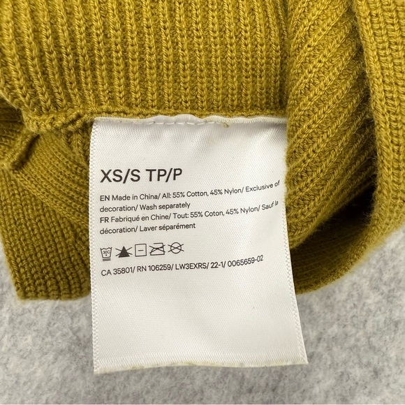 LULULEMON Boxy Cotton-Blend Sweater size XS/S in Auric Gold - Picture 14 of 14